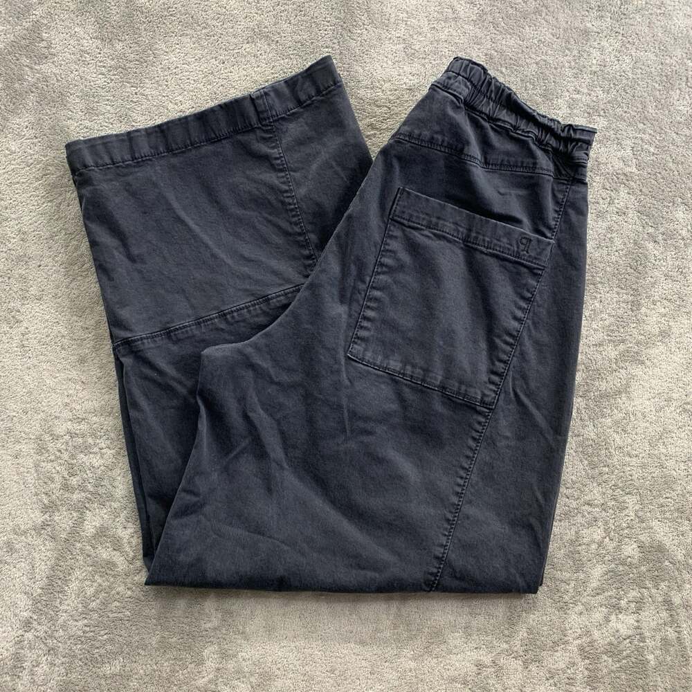 Pilcro Anthropologie Izzie Relaxed Poplin Pull On Barrel Pants Womens Small Boho